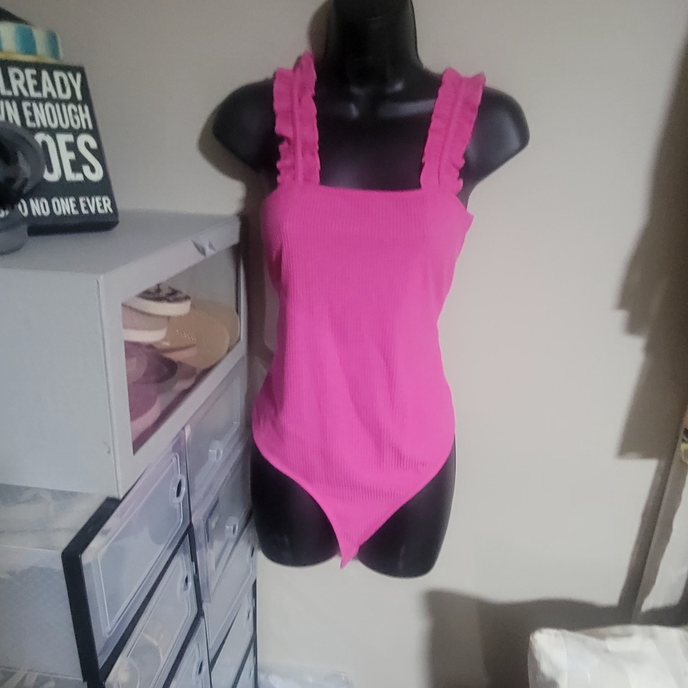 Pink Kids One Piece Swimsuit